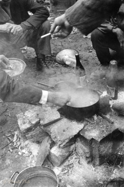 SDF à Metz, ile du Saulcy en 1972 (Archives argentique)